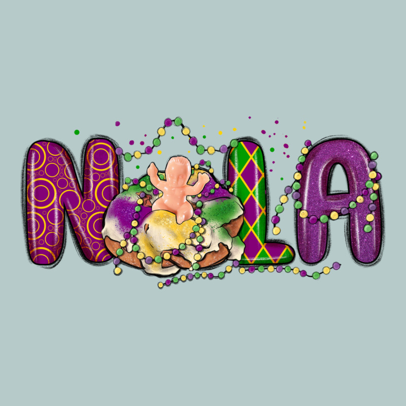 Nola Cake Mardi Gras Heavy Core Tee by MaliasSmallBusiness | Teevron