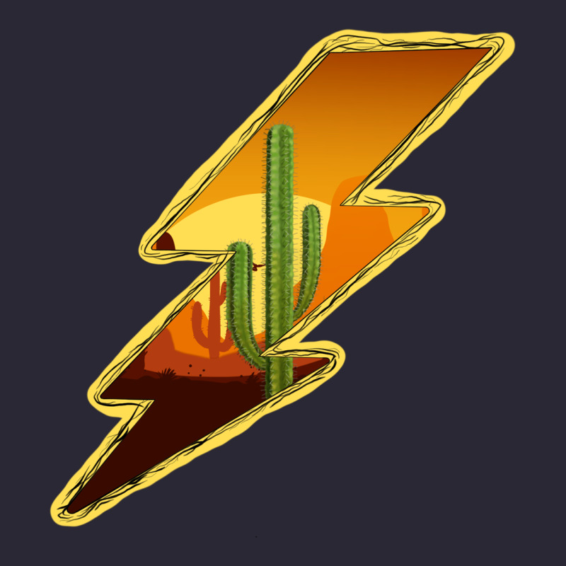 Cactus Sunset Lightning Vintage Tee by Bettercallsaul | Teevron