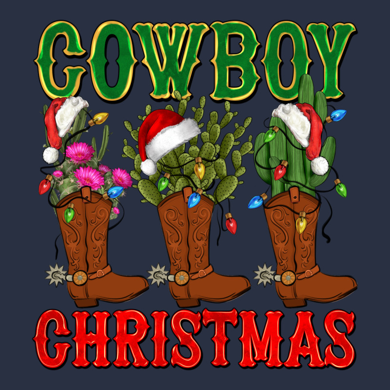 Cowboy Christmas Boots Cactus Heavyweight Sweatshirt by CowGirlArtShop | Teevron