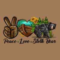 Peace Love Sloth Bear Classic Tee | Teevron