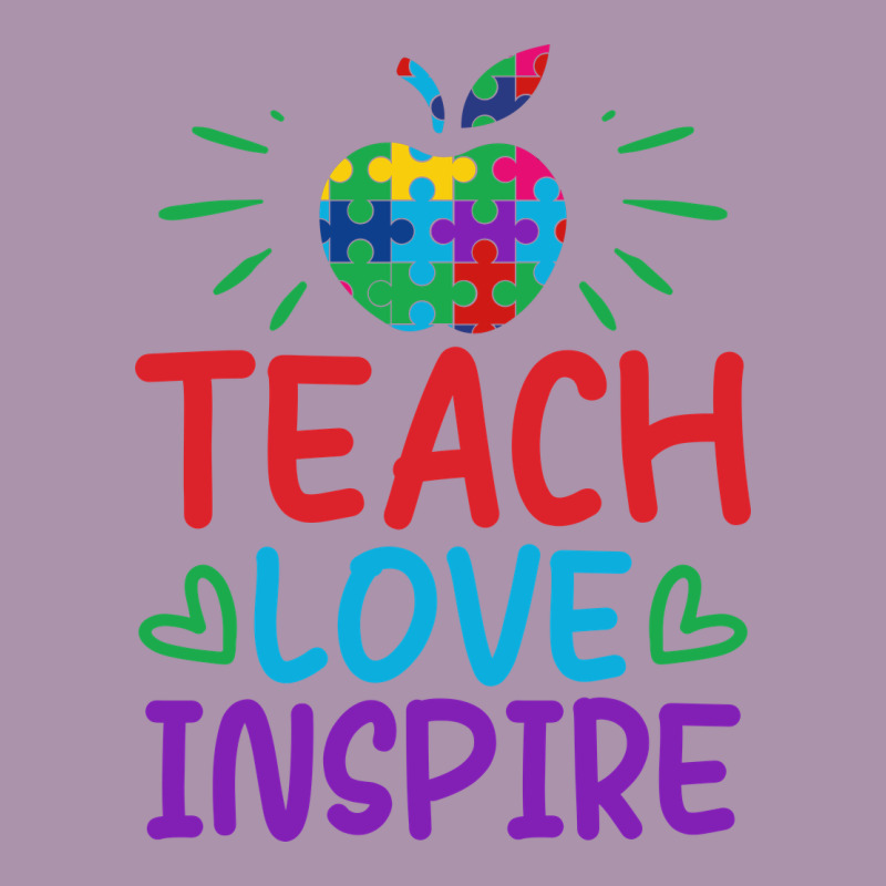 Teach Love Inspire Heavyweight Hoodie by CowhideDigitalArt | Teevron