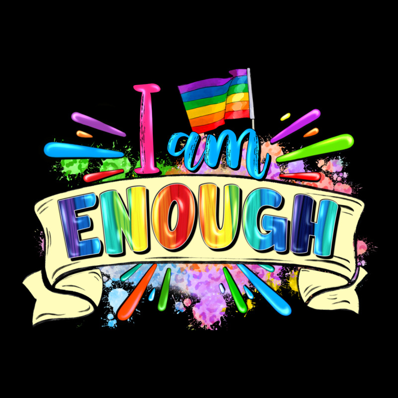 I Am Enough Zipper Hoodie by FaDigitalArtStudio | Teevron