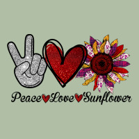 Peace Love Sunshine Sunflower Urban Heavy Tee | Teevron