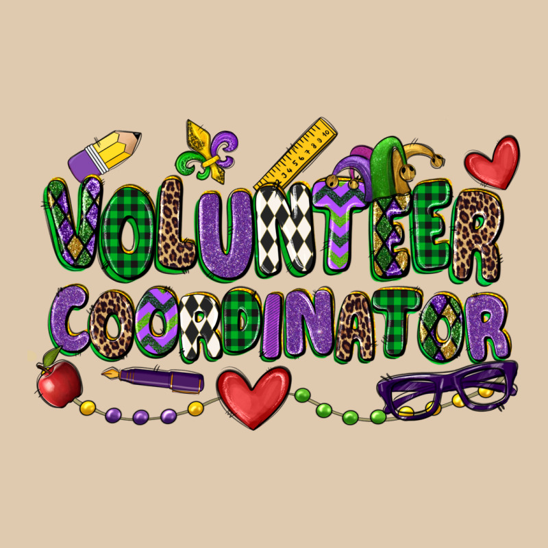 Volunteer Coordinator Mardi Gras Cowgirl Heavyweight Sweatshirt by CowGirlArtShop | Teevron
