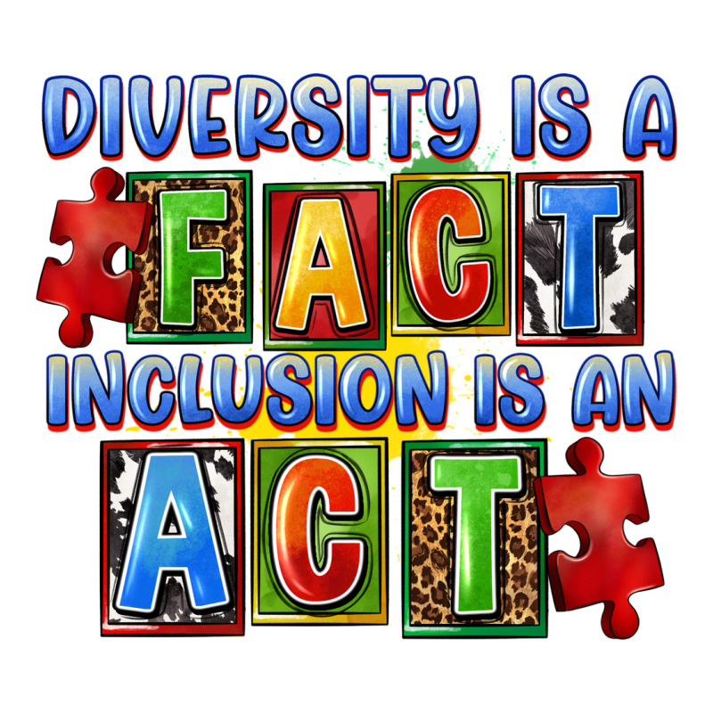 Diversity Is A Fact Inclusion Is An Act Zipper Hoodie by FaDigitalArtStudio | Teevron