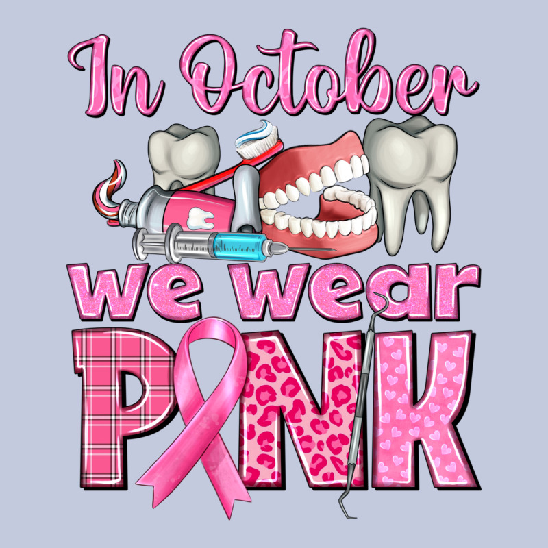 In October We Wear Pink Breast Cancer Awareness Long Sleeve Tee by texasbilliewilder | Teevron