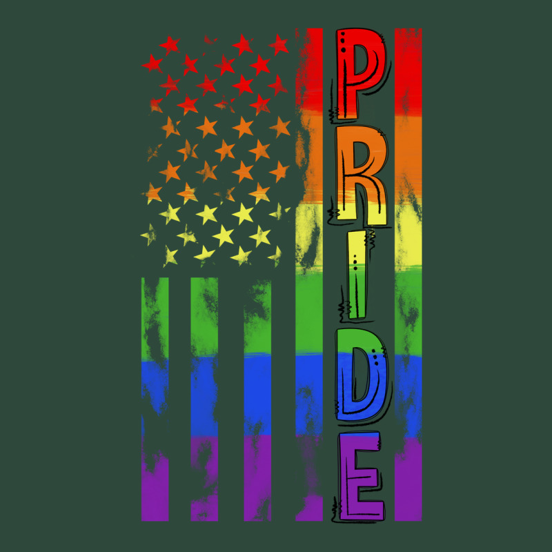 Lgbtq Pride American Flag Zipper Hoodie by FaDigitalArtStudio | Teevron