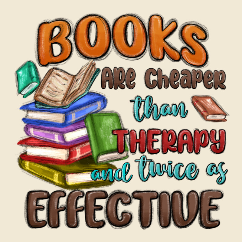 Books Are Cheaper Than Therapy Premium Tee by MaliasSmallBusiness | Teevron