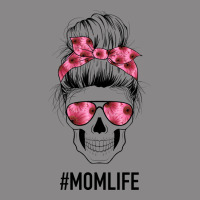 Pink Flower Mom Skull Vintage Tee | Teevron