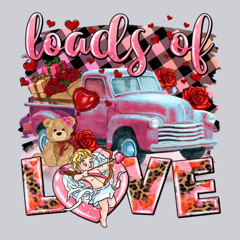Loads Of Love Valentine's Day Truck Heavyweight Sweatshirt by HowdyJamesFarm | Teevron