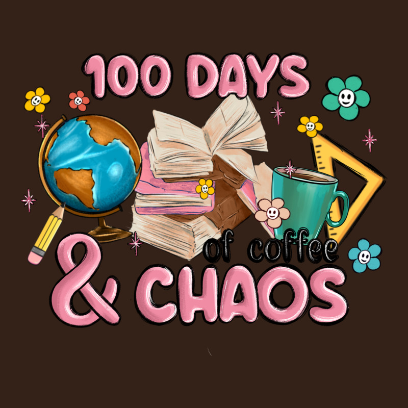100 Days Of Coffe And Chaos Heavy Core Tee by MaliasSmallBusiness | Teevron