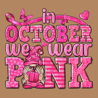 In October We Wear Pink With Gnome Long Sleeve Tee | Teevron