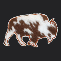 Cowhide Bison Silhouette Vintage Tee | Teevron