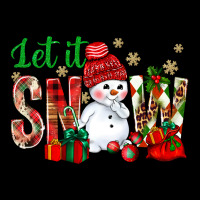 Let It Snow With Snowman Premium Tee | Teevron