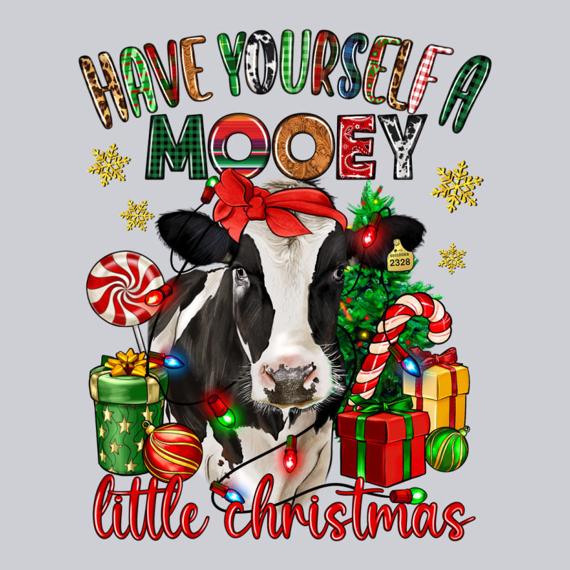 Have Yourself A Little Christmas Cow Heavyweight Sweatshirt by CowGirlArtShop | Teevron