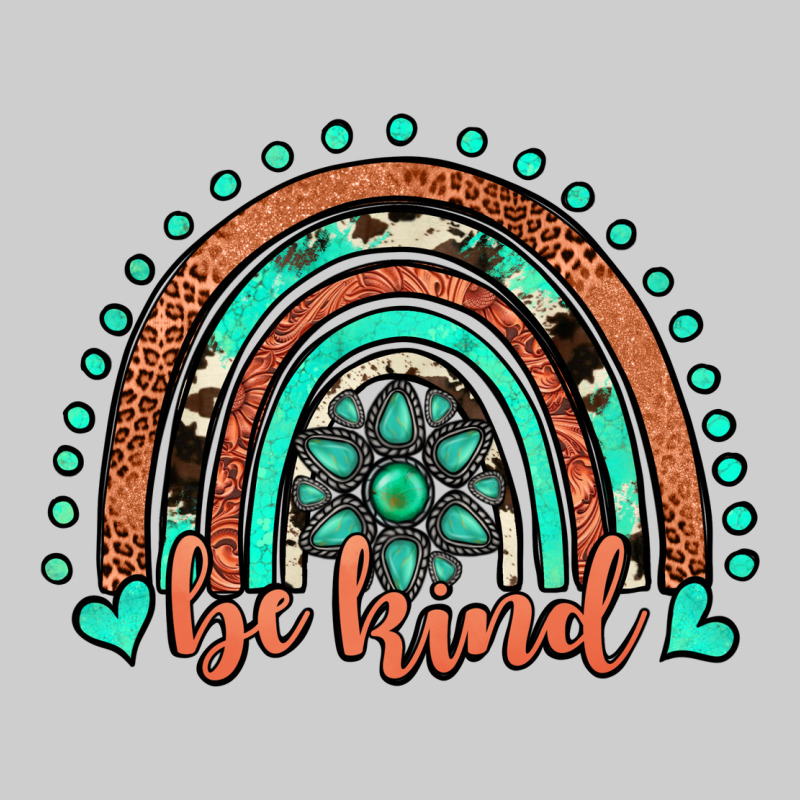 Be Kind Western Turquoise Rainbow Premium Tee by JahusDesignShop | Teevron