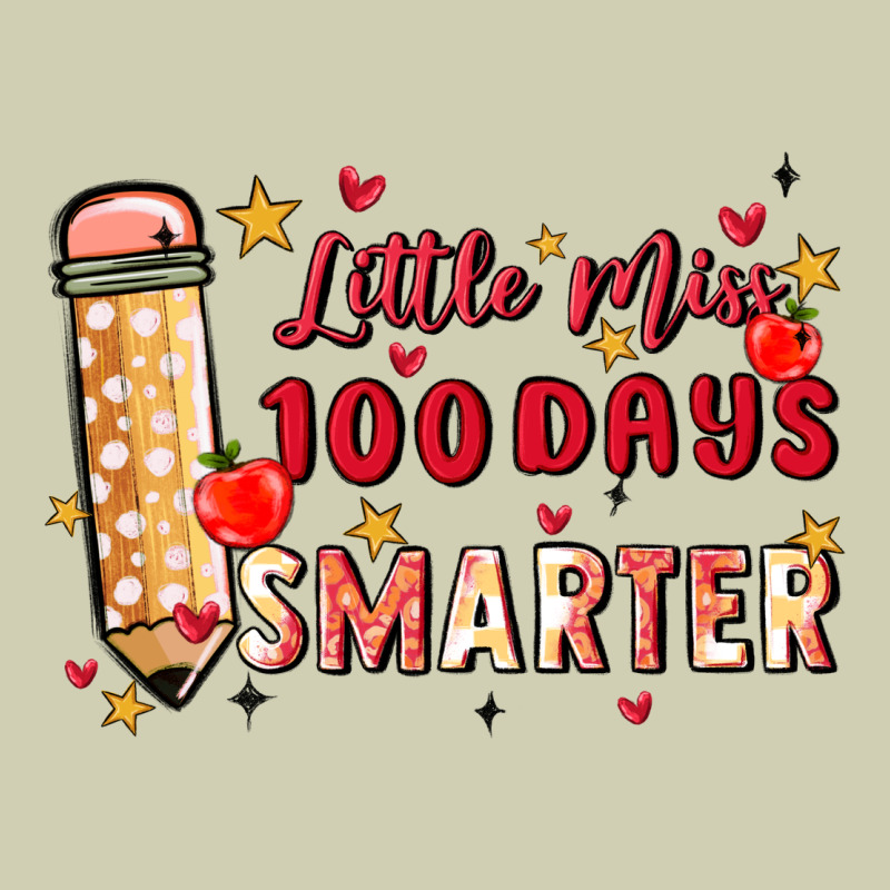 Little Miss 100 Days Smarter Heavy Core Tee by MaliasSmallBusiness | Teevron