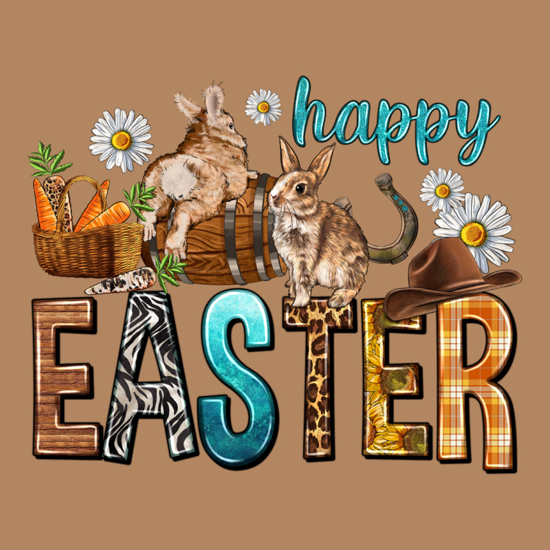 Happy Easter With Cowboy Long Sleeve Tee by NancyCooperArtShop | Teevron