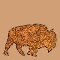 Western Vintage Bison Silhouette Vintage Tee | Teevron