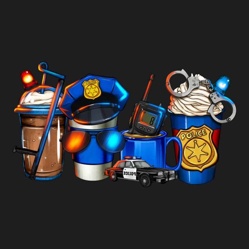 Police Coffee Classic Tee by Jasminsmagicworld | Teevron