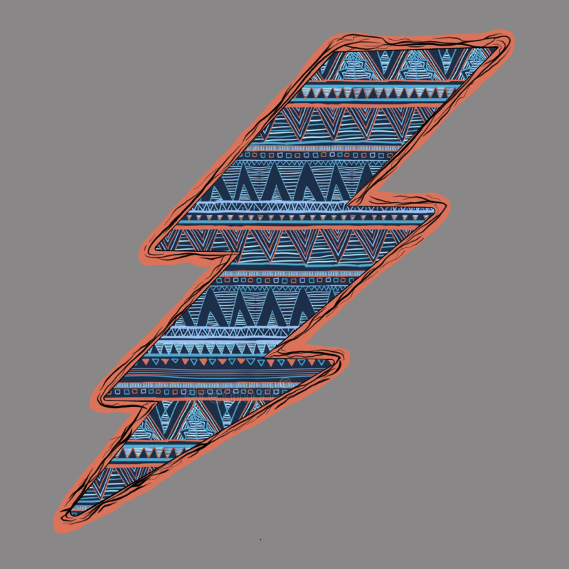 Western Orange Border Aztec Lightning Vintage Tee by Bettercallsaul | Teevron