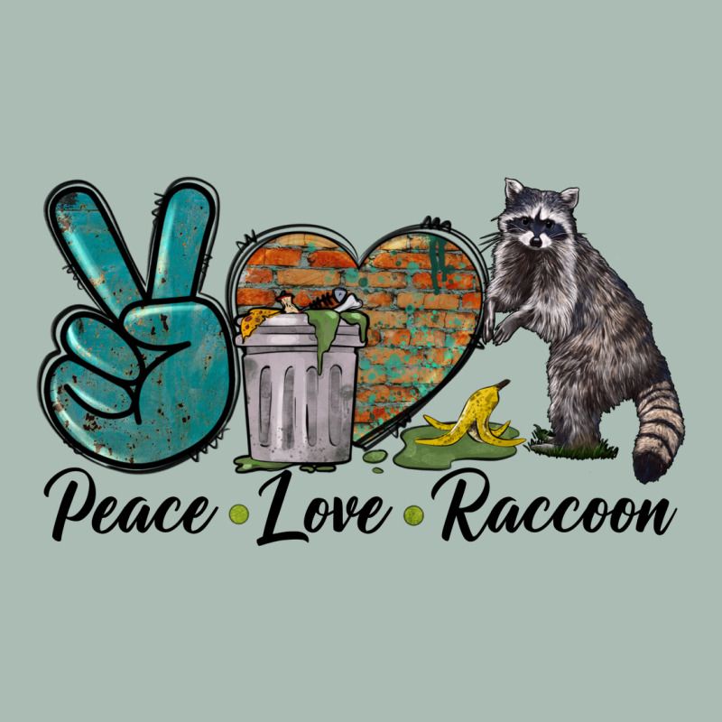 Peace Love Raccoon Classic Tee by LillyAllenDesigns | Teevron