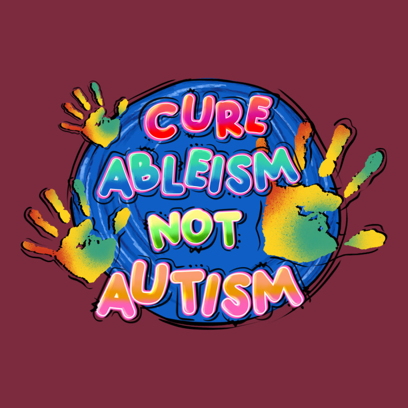 Cure Ableism Not Autism Premium Hoodie by FaDigitalArtStudio | Teevron