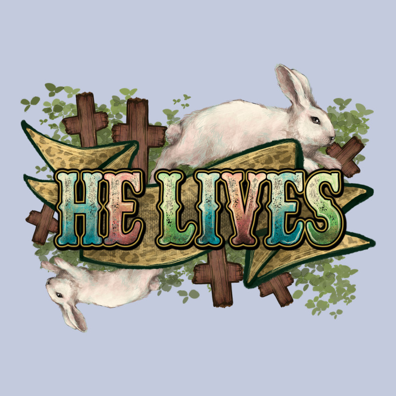 He Lives Easter Long Sleeve Tee by NancyCooperArtShop | Teevron