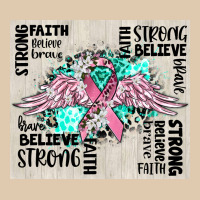 Cancer Ribbon With Angel Wings Heavyweight Sweatshirt | Teevron