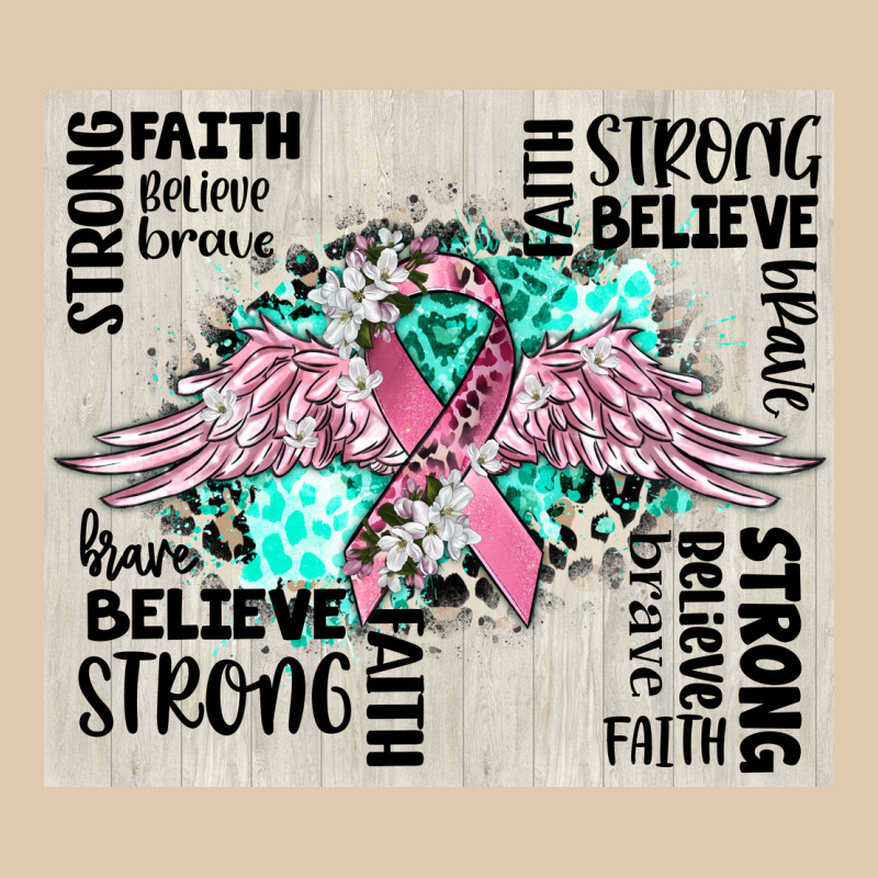 Cancer Ribbon With Angel Wings Heavyweight Sweatshirt by CowGirlArtShop | Teevron