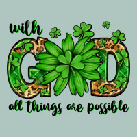 With God All Things Are Possible St. Patrick's Day Premium Sweatshirt | Teevron