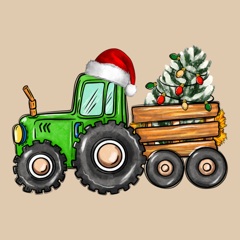 Christmas Tractor Heavyweight Sweatshirt by CowGirlArtShop | Teevron
