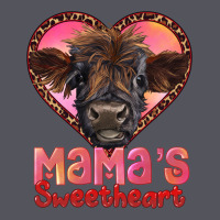 Mama's Sweetheart Highland Calf Vintage Hoodie | Teevron