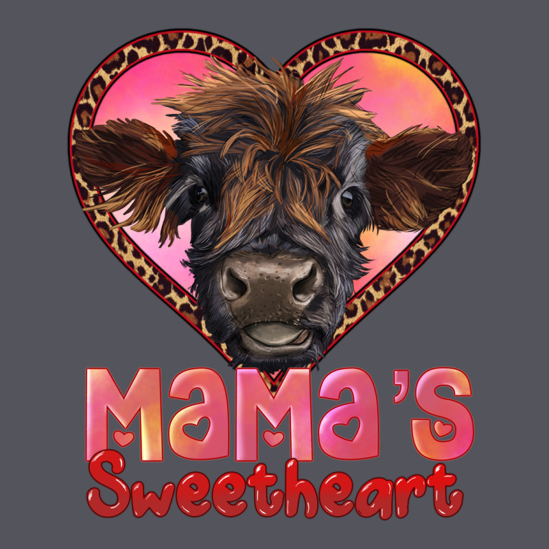 Mama's Sweetheart Highland Calf Vintage Hoodie by RanaPortraitStore | Teevron