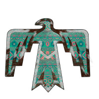 Cowhide Aztec Thunderbird | Teevron