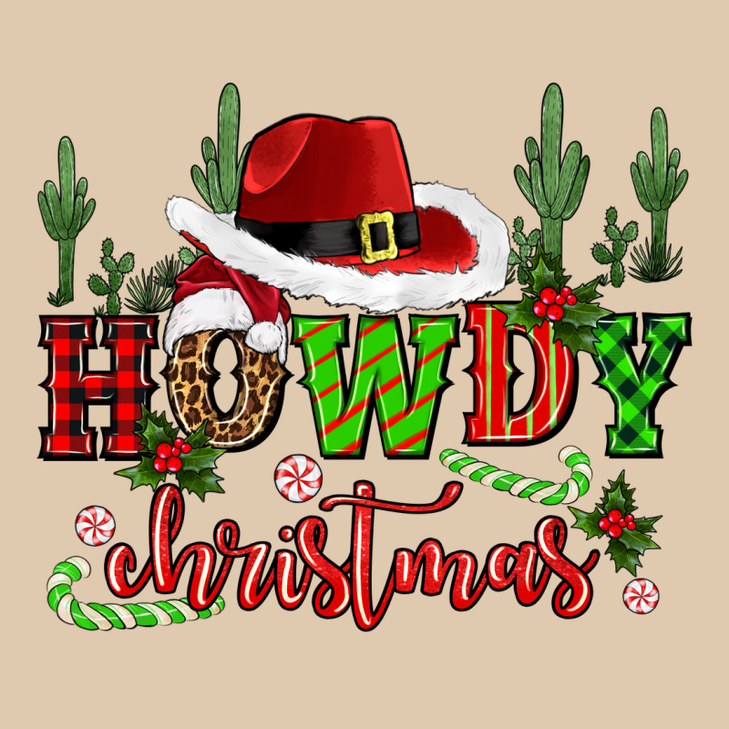Howdy Christmas Cowboy Hat Heavyweight Sweatshirt by CowGirlArtShop | Teevron