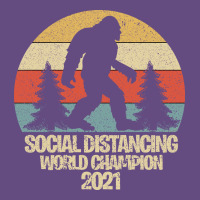 Bigfoot Social Distancing World Champion Vintage Hoodie | Teevron