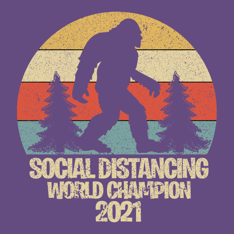 Bigfoot Social Distancing World Champion Vintage Hoodie by Bettercallsaul | Teevron