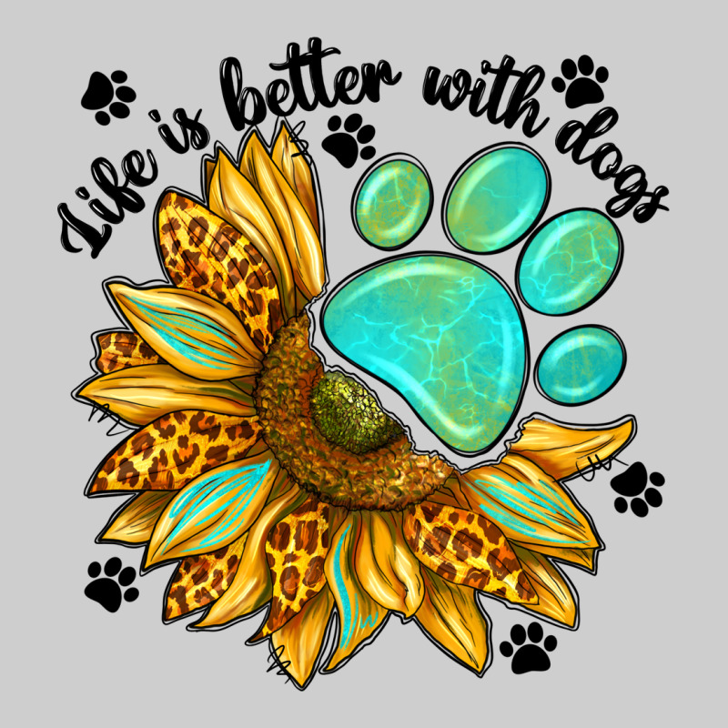 Life Is Better With Dogs Premium Tee by NancyCooperArtShop | Teevron