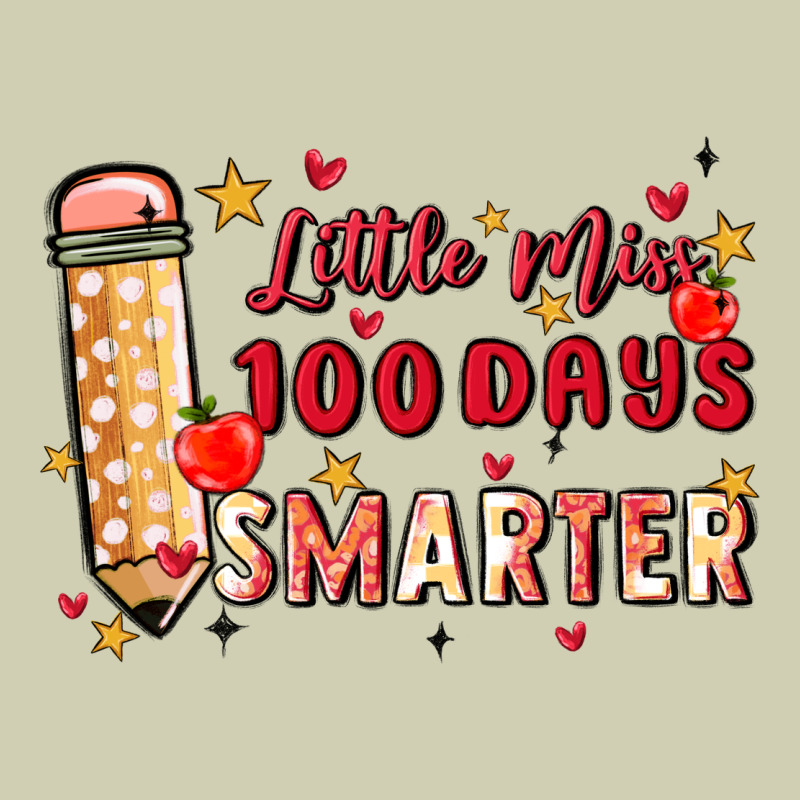 Little Miss 100 Days Smarter Heavy Core Tee by MaliasSmallBusiness | Teevron