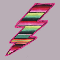 Pink Serape Lightning Vintage Tee | Teevron