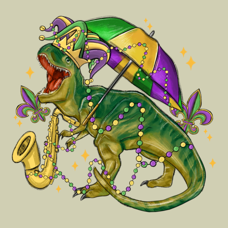 Mardi Gras Tree Rex Heavy Core Tee by MaliasSmallBusiness | Teevron