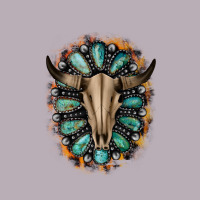 Western Gemstone Bull Skull Vintage Tee | Teevron