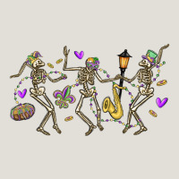 Dancing Skeletons Mardi Gras Heavy Core Tee | Teevron