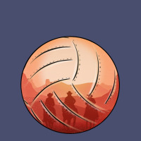 Cowboy Sunset Volleyball Vintage Tee | Teevron