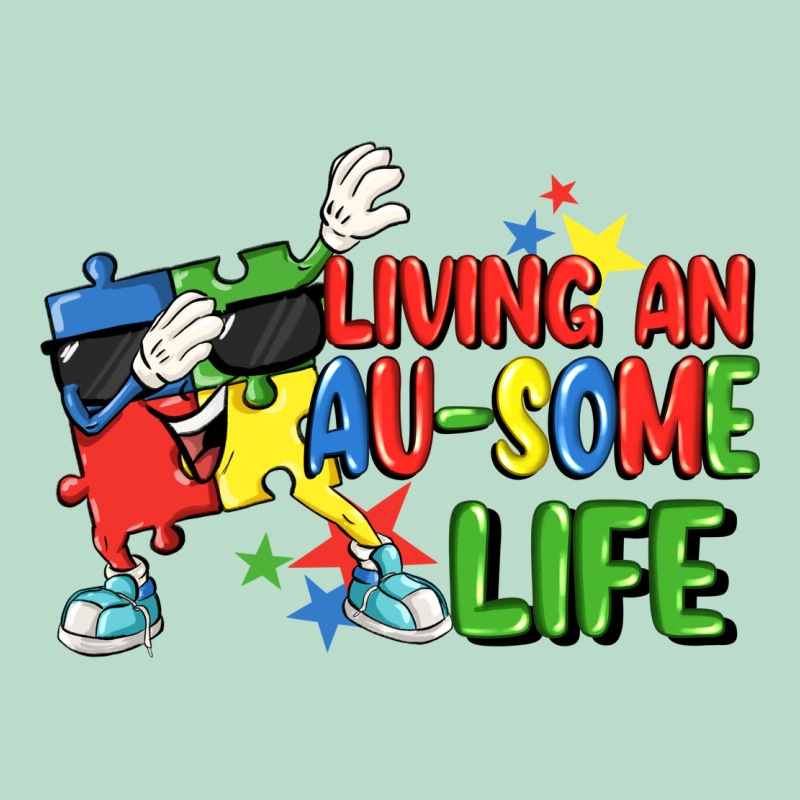 Living An Au-some Life Autism Awareness Day Premium Hoodie by FaDigitalArtStudio | Teevron