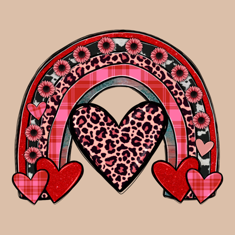 Valentines Heart Rainbow Urban Heavy Tee by JahusDesignShop | Teevron