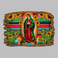 Lady Of Guadalupe Serape Background Long Sleeve Tee | Teevron