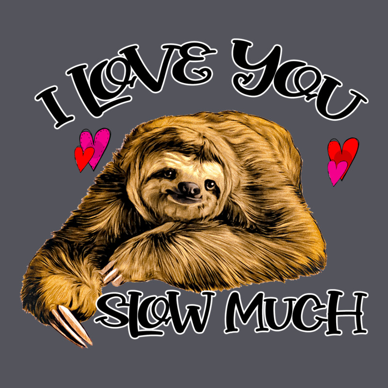Valentine Sloth, I Love You Slow Much Vintage Hoodie by Bettercallsaul | Teevron