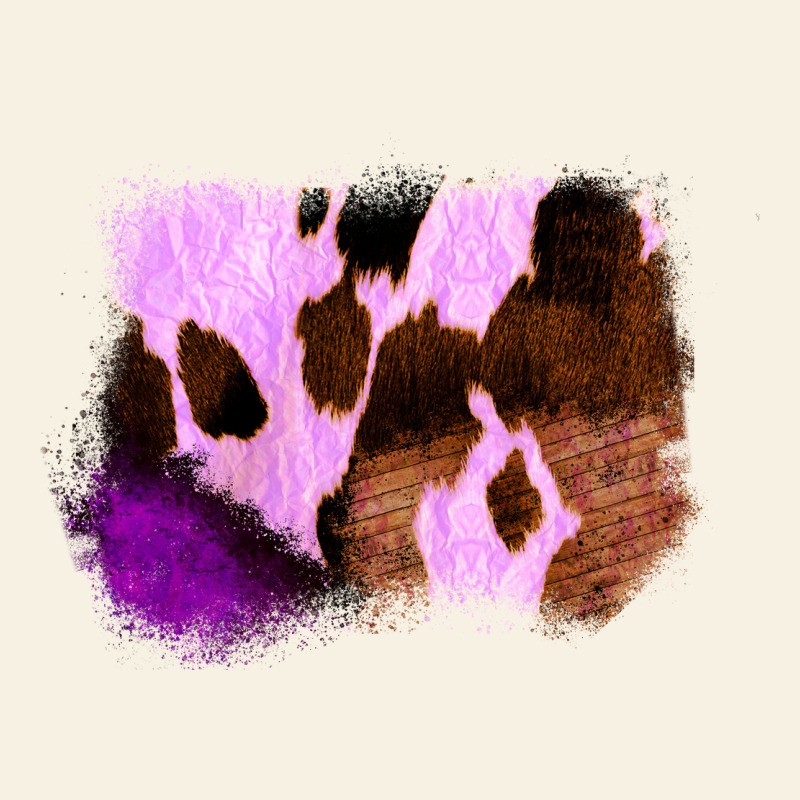 Purple Western Wood Cowhide Frame Vintage Tee by Bettercallsaul | Teevron